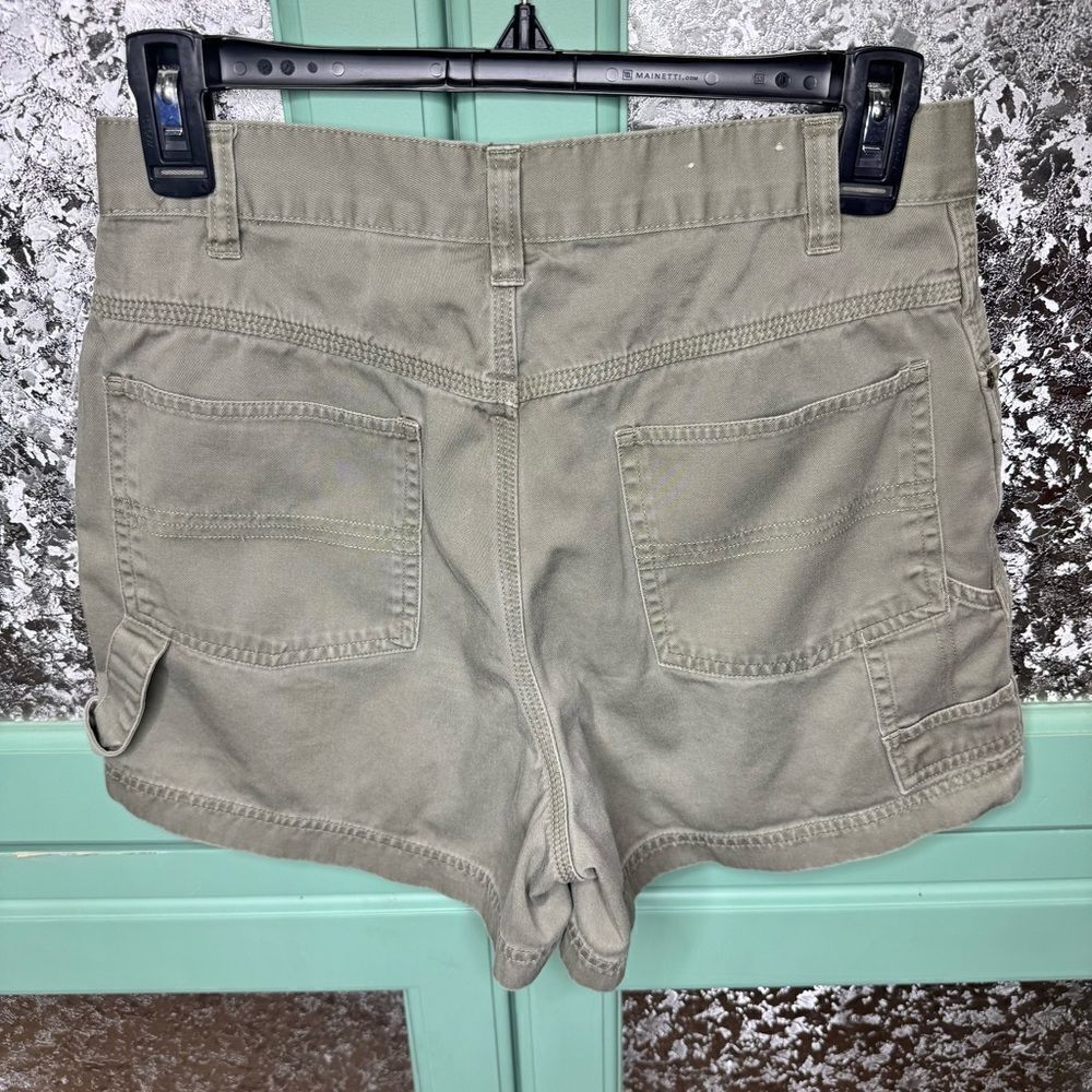 Vintage Northcrest Women’s Green Khaki Cargo Shorts Size 6